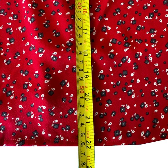 NWT Suzanne Betro RED Floral Lace Trimmed Cami - 4X - Picture 7 of 7